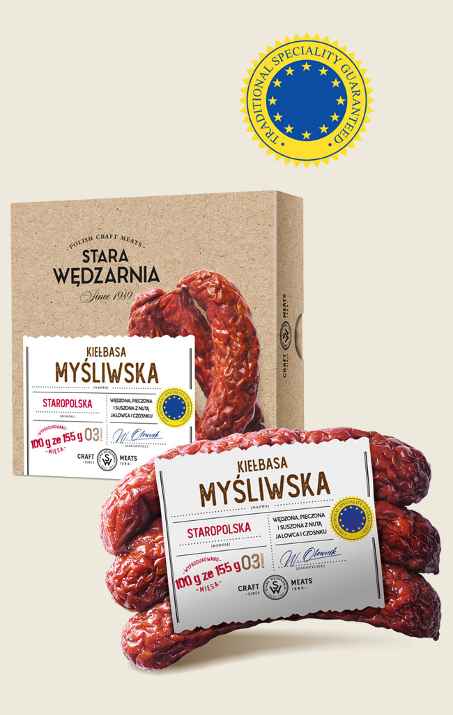 Kielbasa Mysliwska Stara Wędzarnia